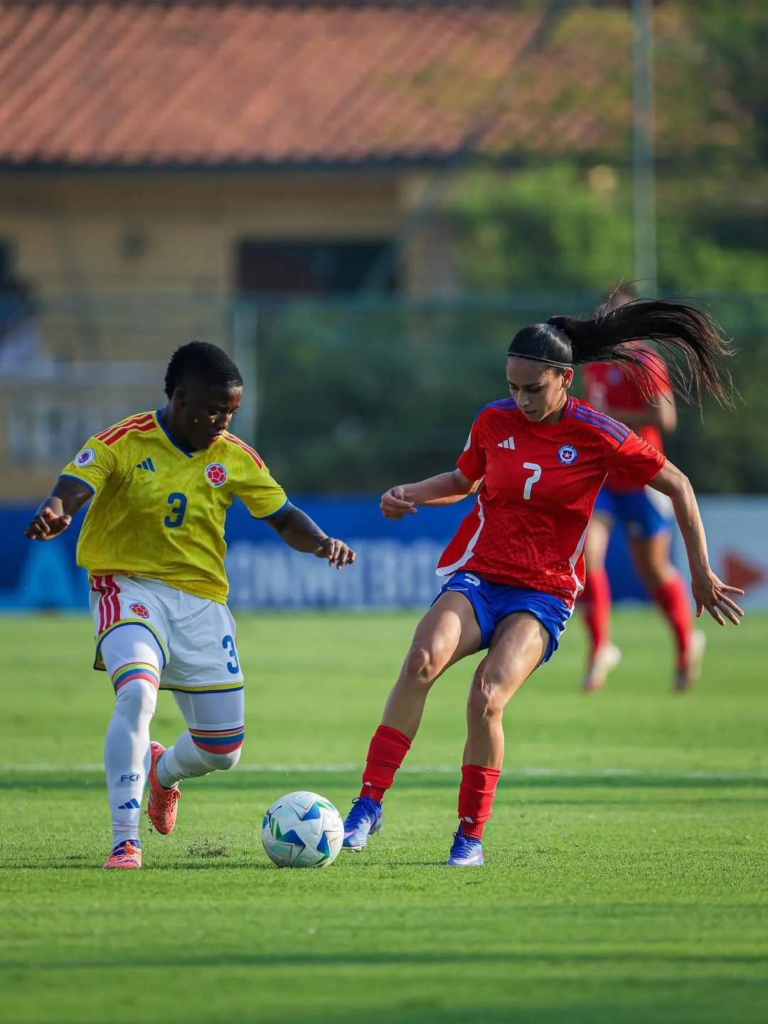 Vaitiare Pardo, figura de Chile en Sudamericano Femenino Sub 20 (Comunicaciones FFCH)