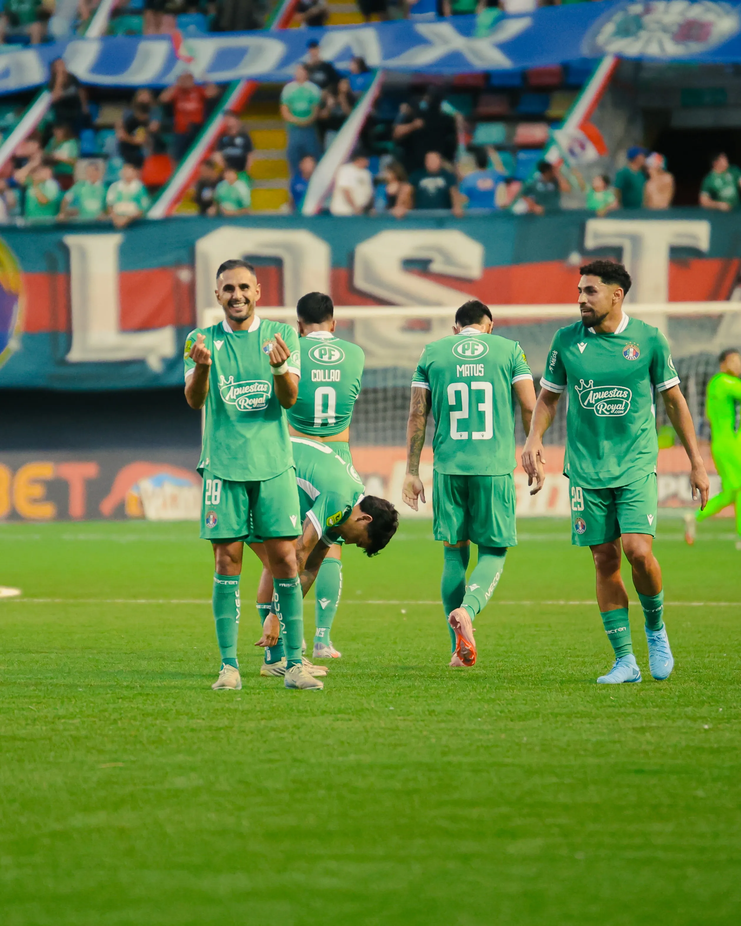 Federico Mateos deja en el pasado a la U marcando y siendo figura en Audax Italiano. Foto: Audax Italiano.