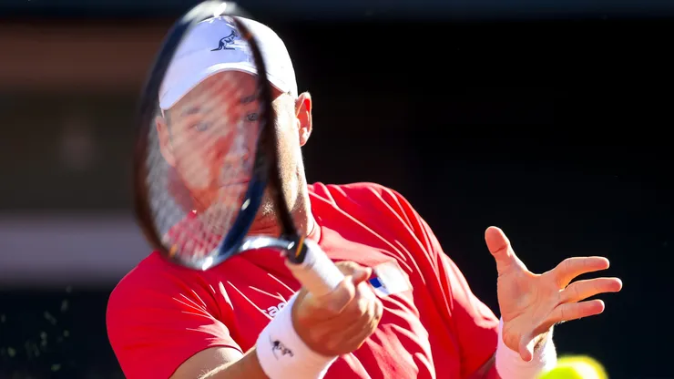 Dusan Lajovic tuvo un día para el olvido en la visita de Serbia a Chile por Copa Davis.