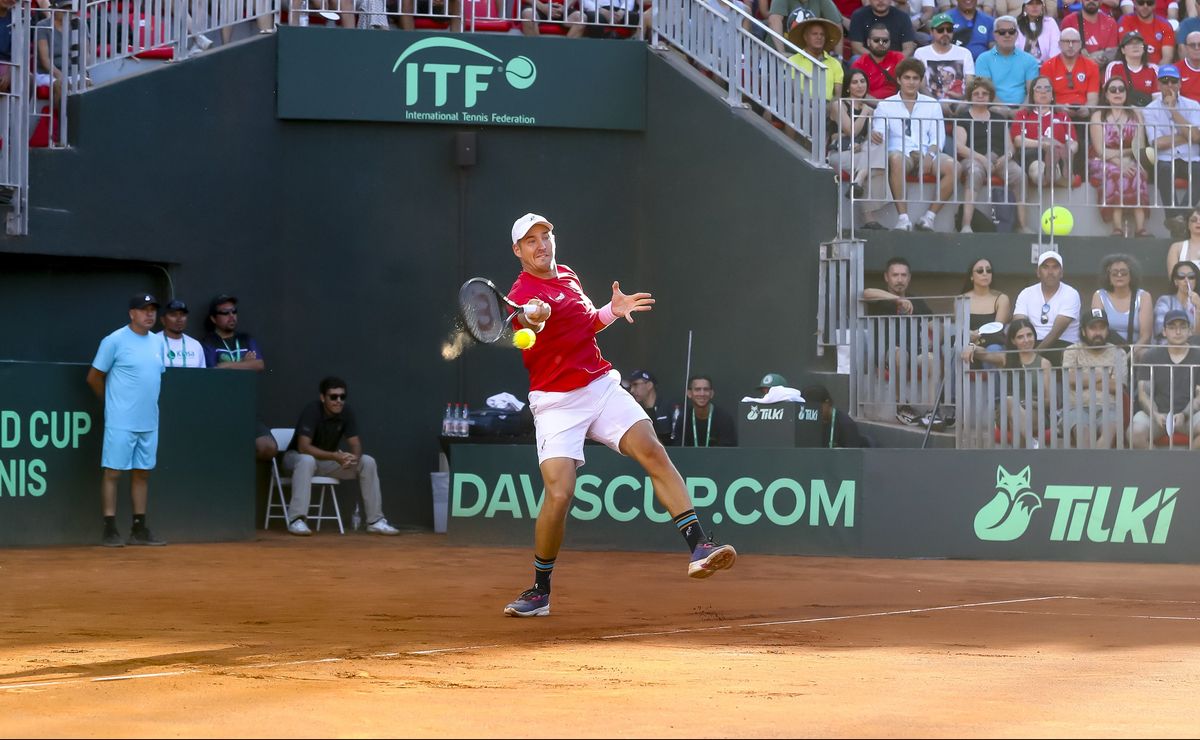 La excelente noticia que recibió Tomás Barrios tras su victoria en la Copa Davis