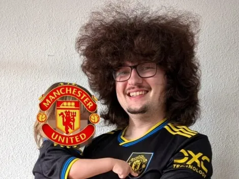 A un partido: popular hincha del United sueña con poder cortar su pelo