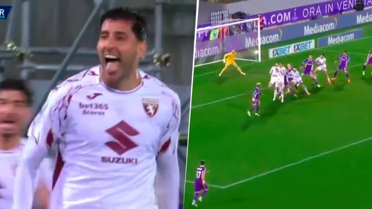Maripán celebró ante Fiorentina