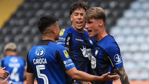 Renzo Malanca gritó con todo su gol ante Universidad de Chile. 
