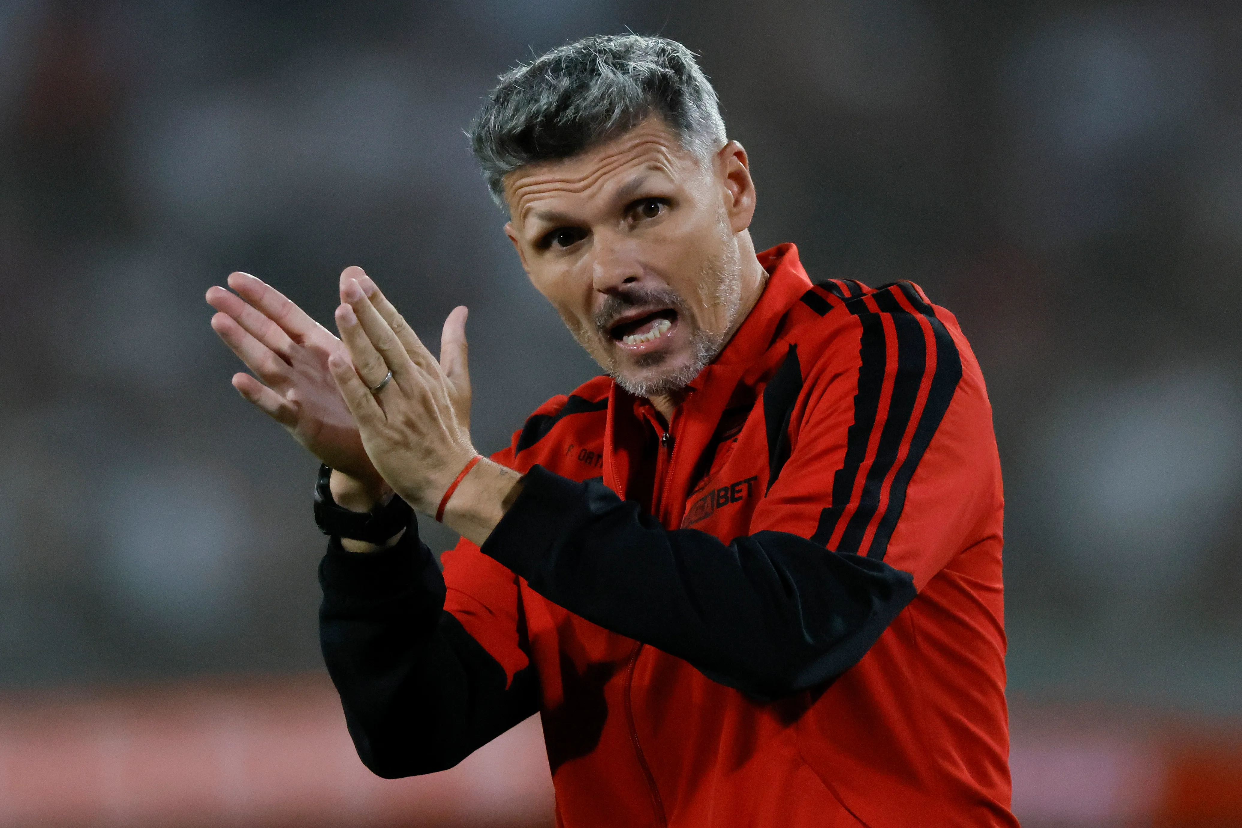 Fernando Ortiz tuvo un motivo de celebración por el 2-0 a Everton. (Andres Pina/Photosport).