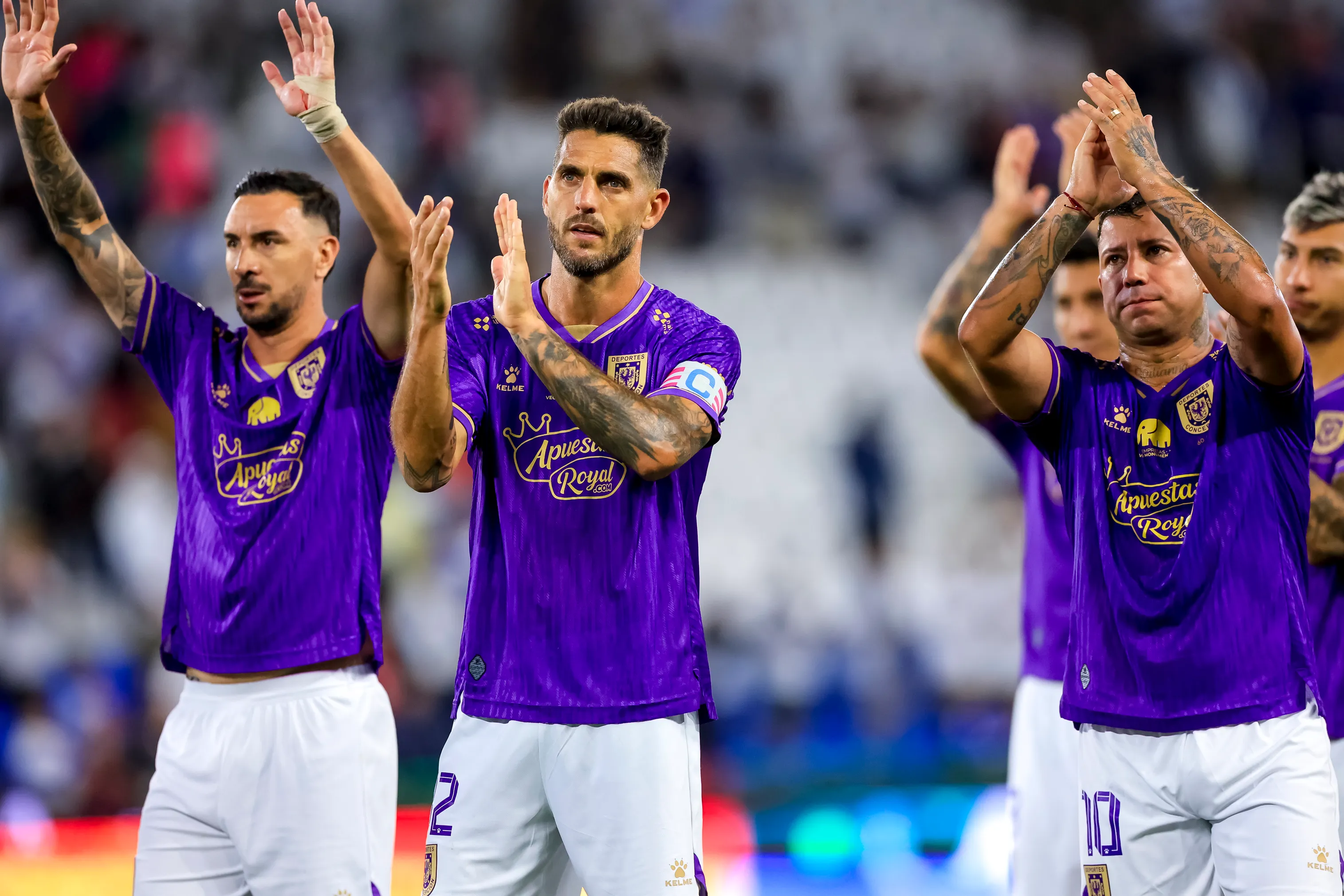 La despedida de Deportes Concepción en el Claro Arena. (Pepe Alvujar/Photosport).