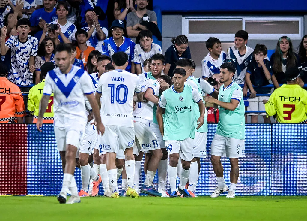Diego Valdés fue clave en la victoria de Vélez ante Boca. (Photo by Marcelo Endelli/Getty Images)