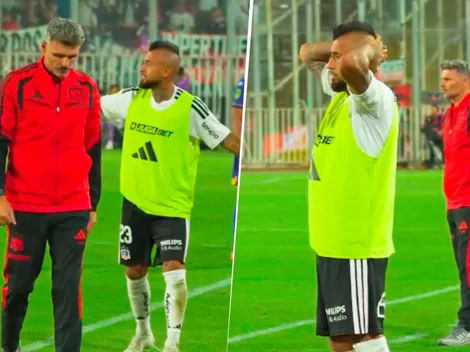 No se vio en TV: La comentada celebración entre Vidal y Ortiz