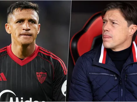 La férrea defensa del DT de Sevilla a Alexis tras pifias de hinchas