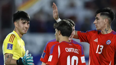 Sebastián Mella atajó un penal ante Japón y así celebró. 
