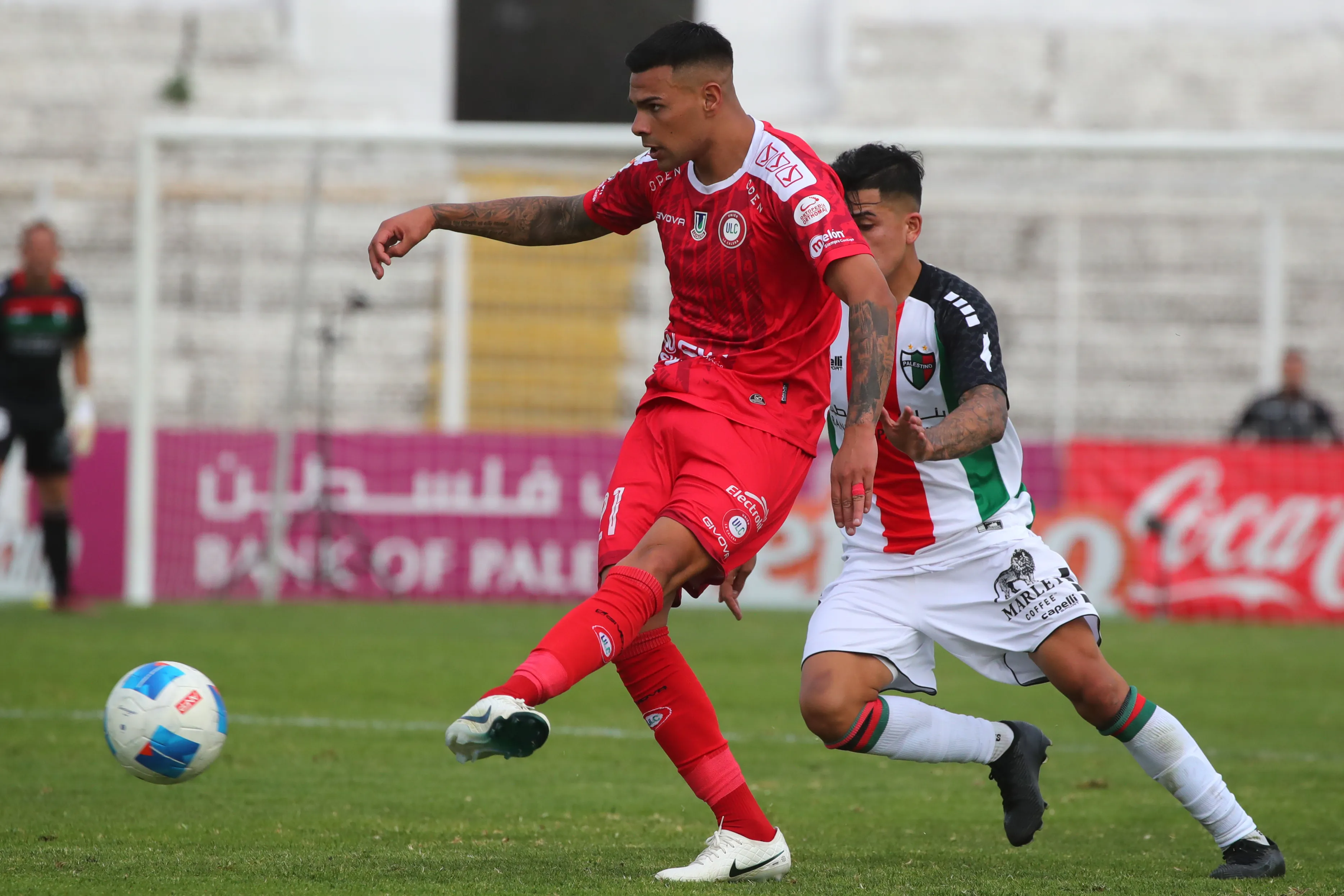 Agustín Álvarez Wallace disputó 42 partidos en Unión La Calera. (Jonnathan Oyarzun/Photosport).