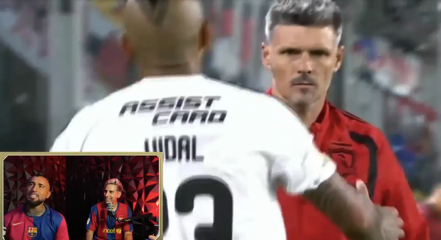 Vidal comentó sobre su momento en Colo Colo y su relación con Ortiz