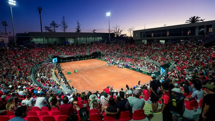 Chile viene de vencer a Serbia en la Copa Davis.