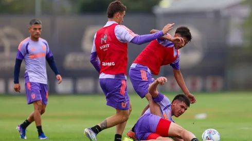 La U recupera un lesionado en sus entrenamientos.
