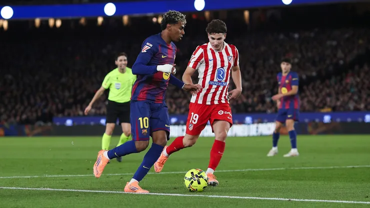 Lamine Yamal y Julián Álvarez, las estrellas de Barcelona y Atlético de Madrid.