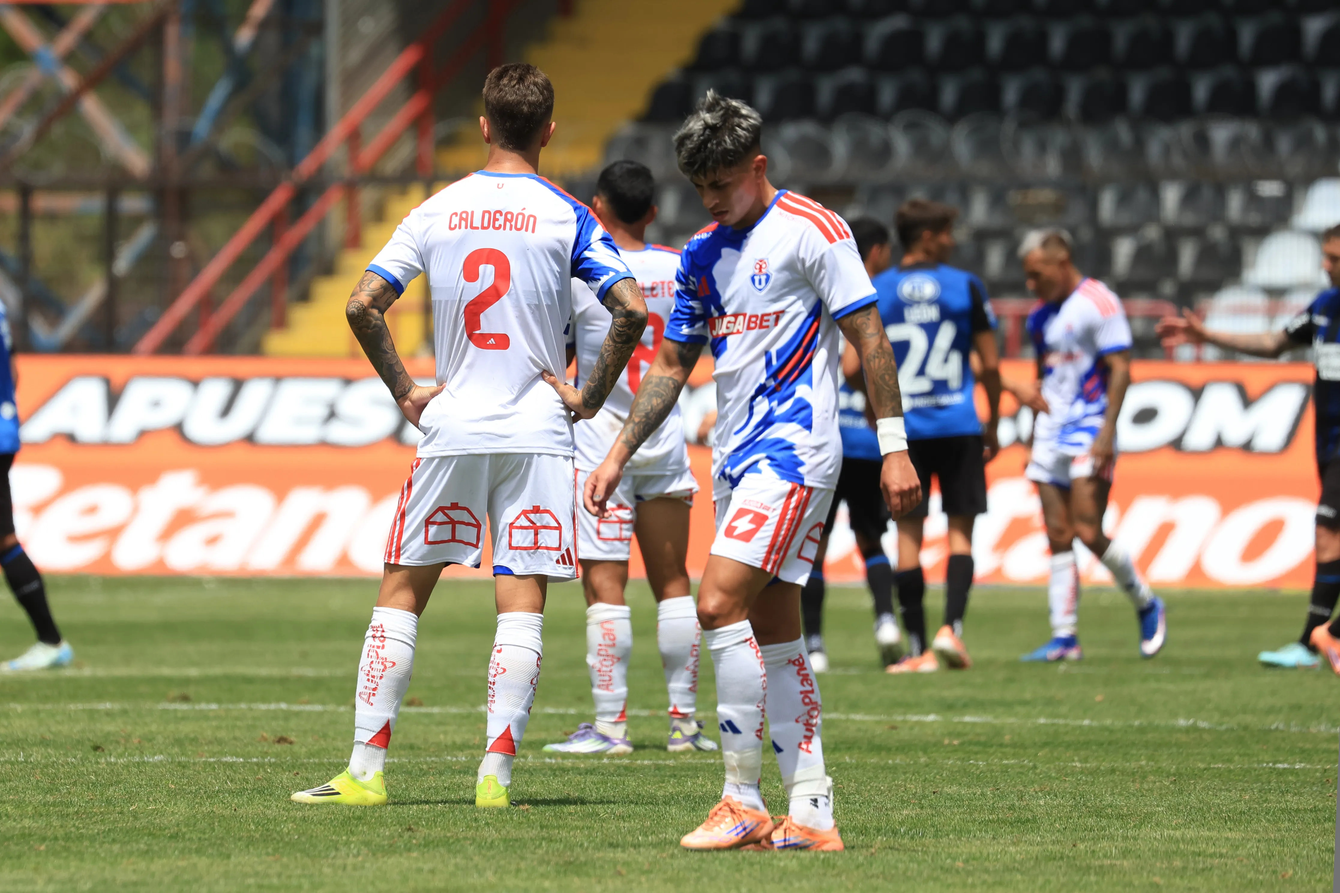 Los jugadores de la U han confirmado que les falta entender al DT. Foto: Eduardo Fortes/Photosport