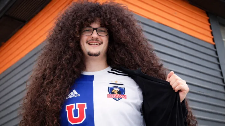 Así más o menos sería el pelo del hincha del United si fuera de la U o de Colo Colo.