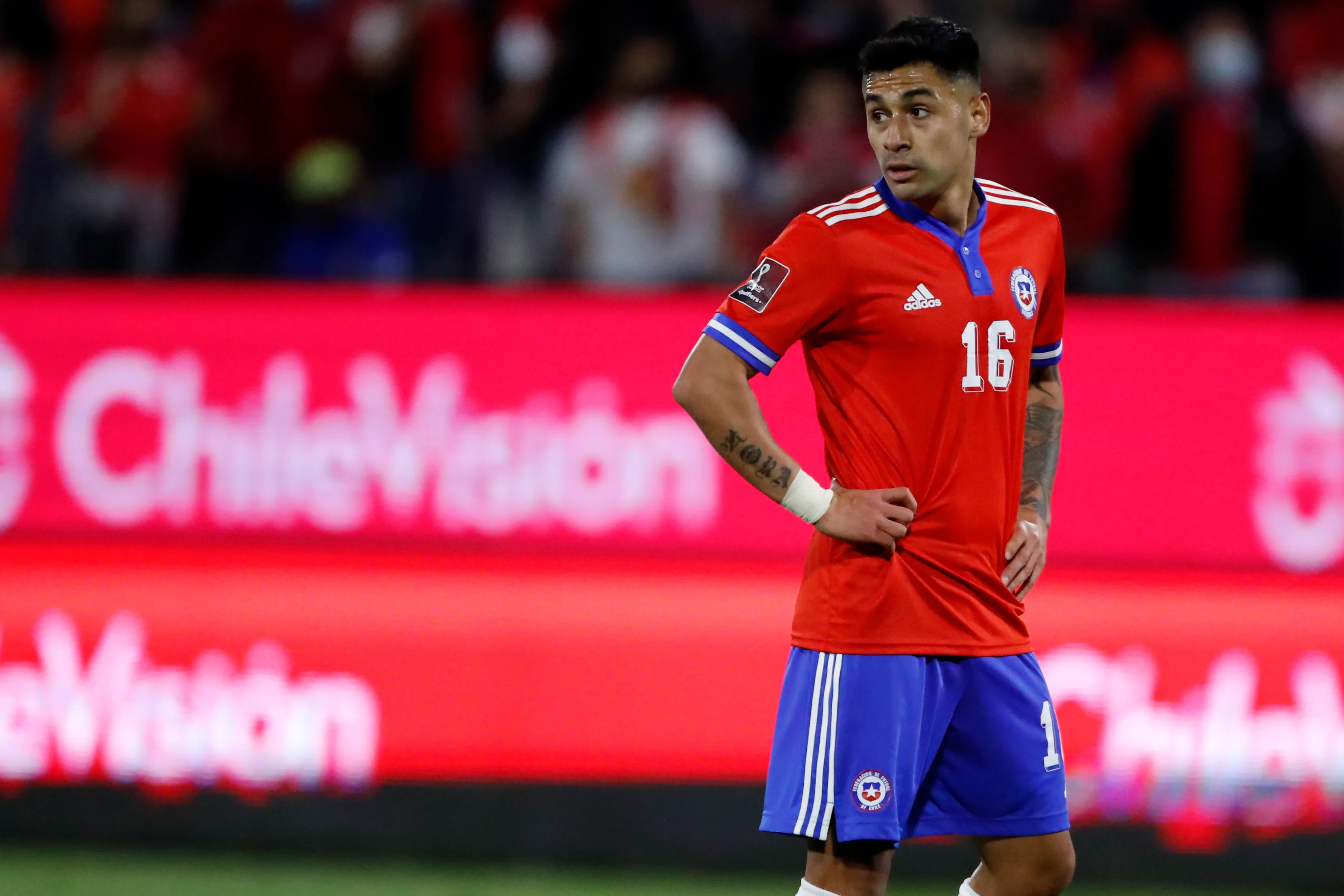 Claudio Baeza suma 18 partidos en la selección chilena. (Andres Pina/Photosport).