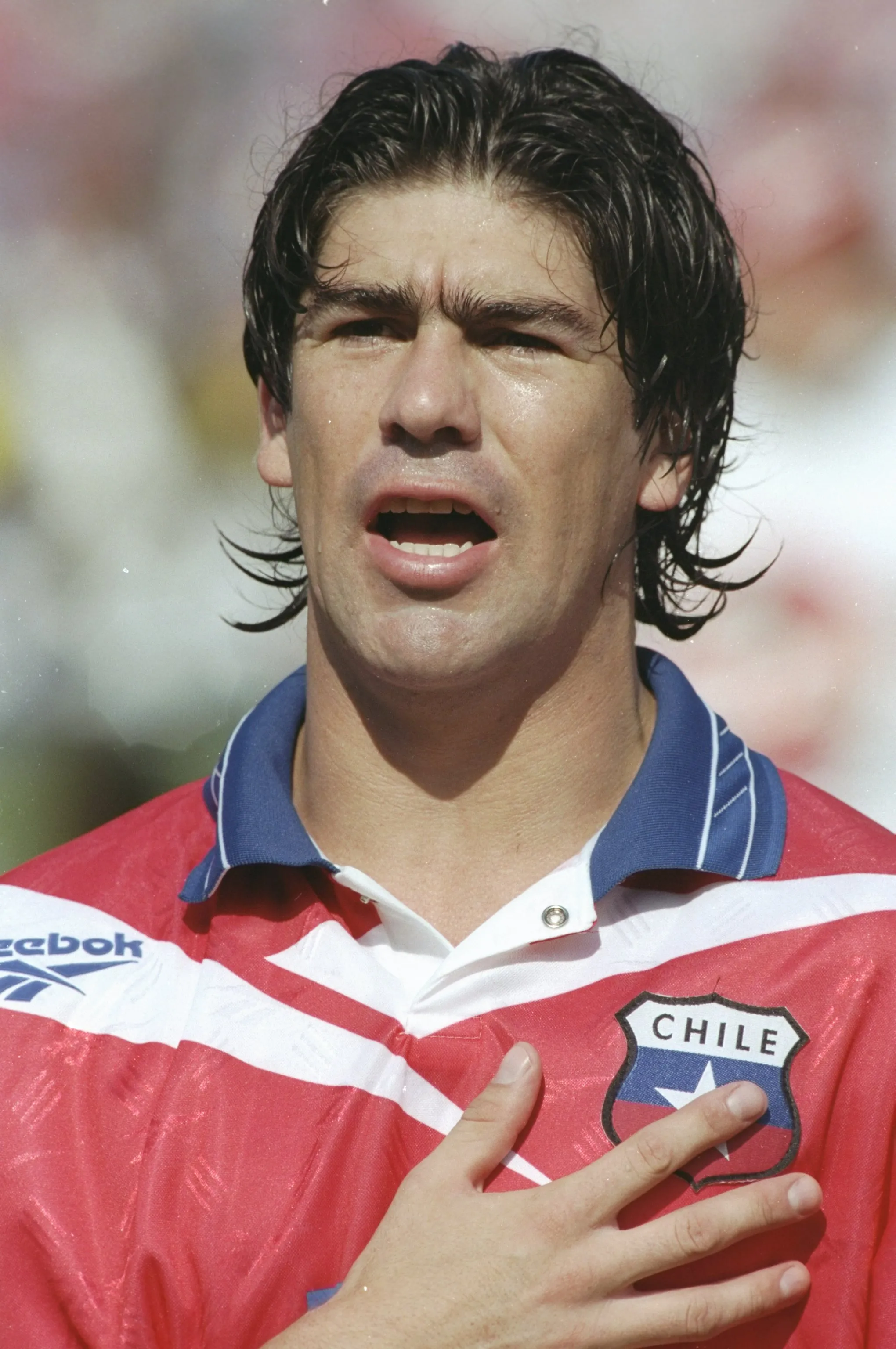 Marcelo Salas liderando a Chile en Francia 98 | Getty Images