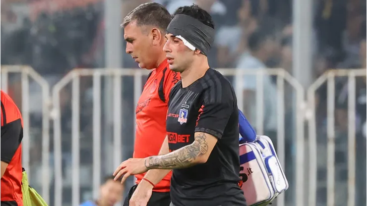 Lautaro Pastrán se estrenó en Colo Colo con un buen nivel y un corte en el rostro.