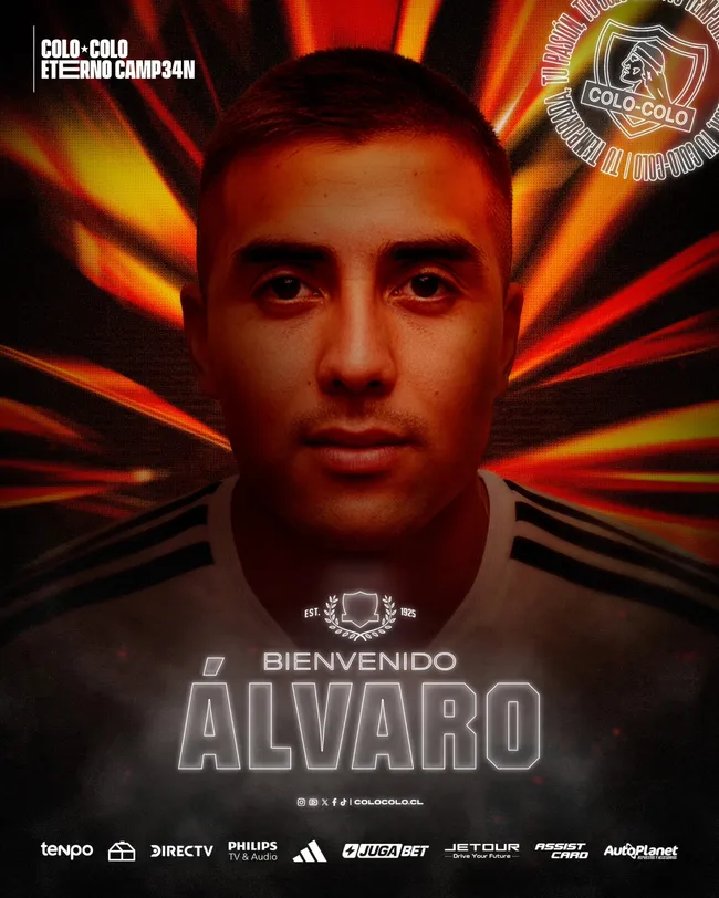 Álvaro Madrid es la sexta incorporación del Cacique. Foto: Colo Colo.