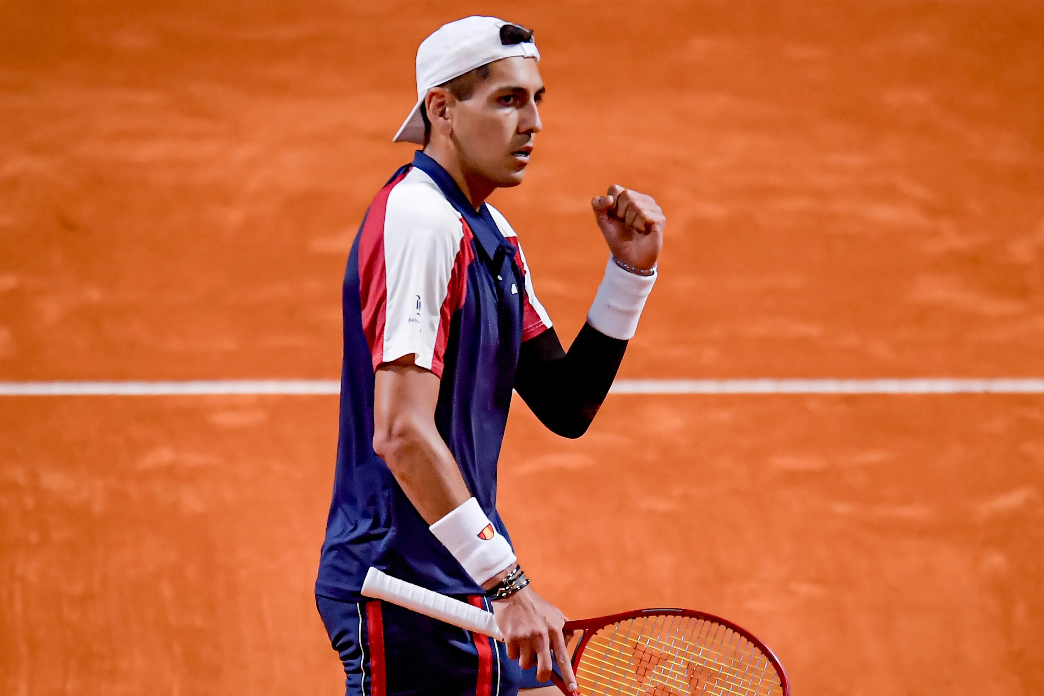 Alejandro Tabilo celebrando en Buenos Aires. (Photo by Marcelo Endelli/Getty Images)