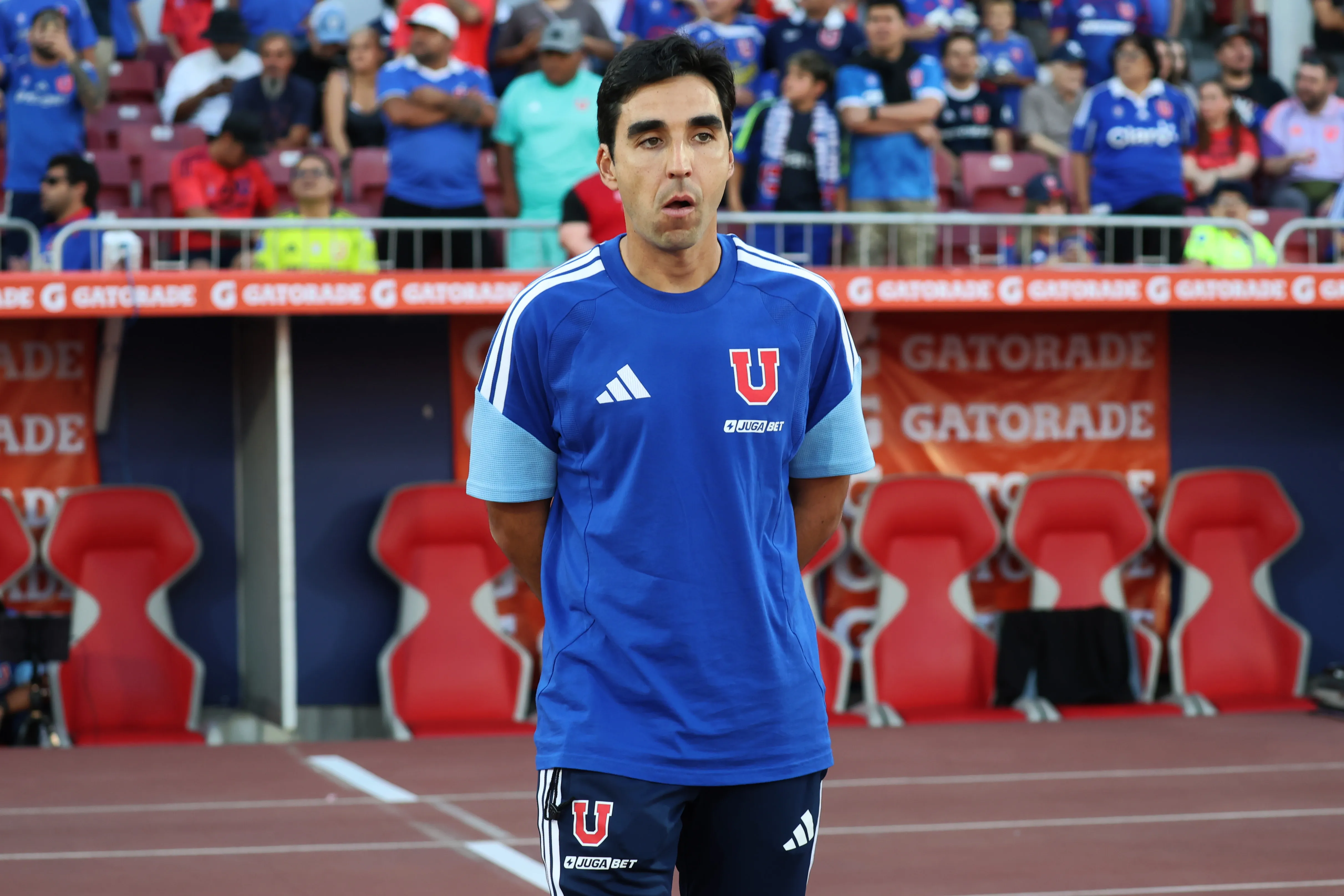 Francisco Meneghini en la U. Foto: Dragomir Yankovic/Photosport