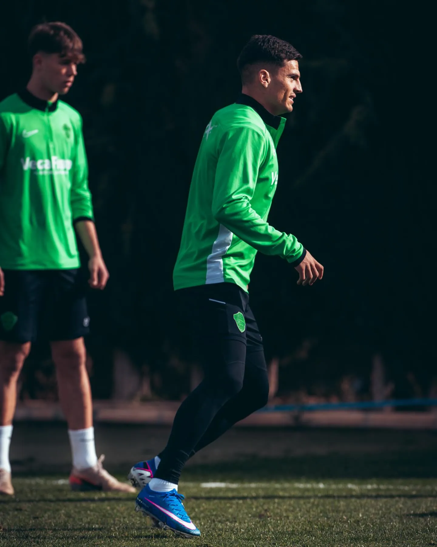 Lucas Cepeda entrenando en España. Foto: Elche