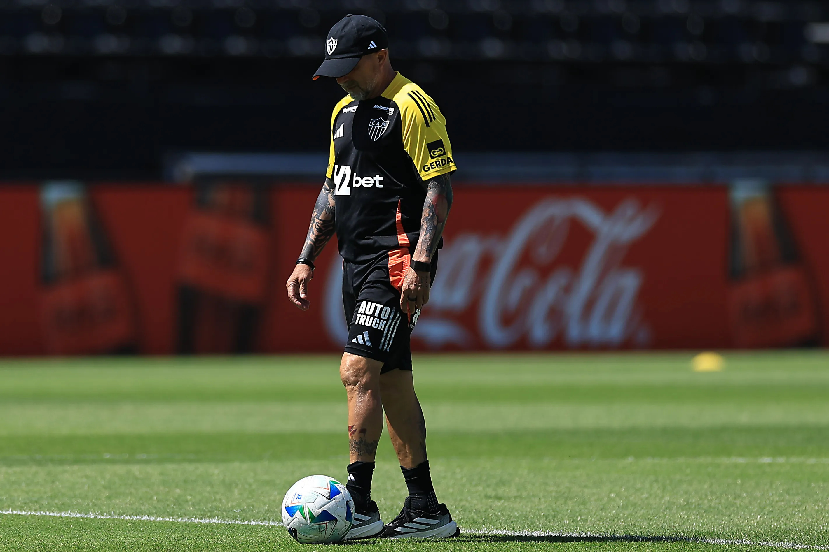 Jorge Sampaoli se va de Atlético Mineiro. Imagen: Getty
