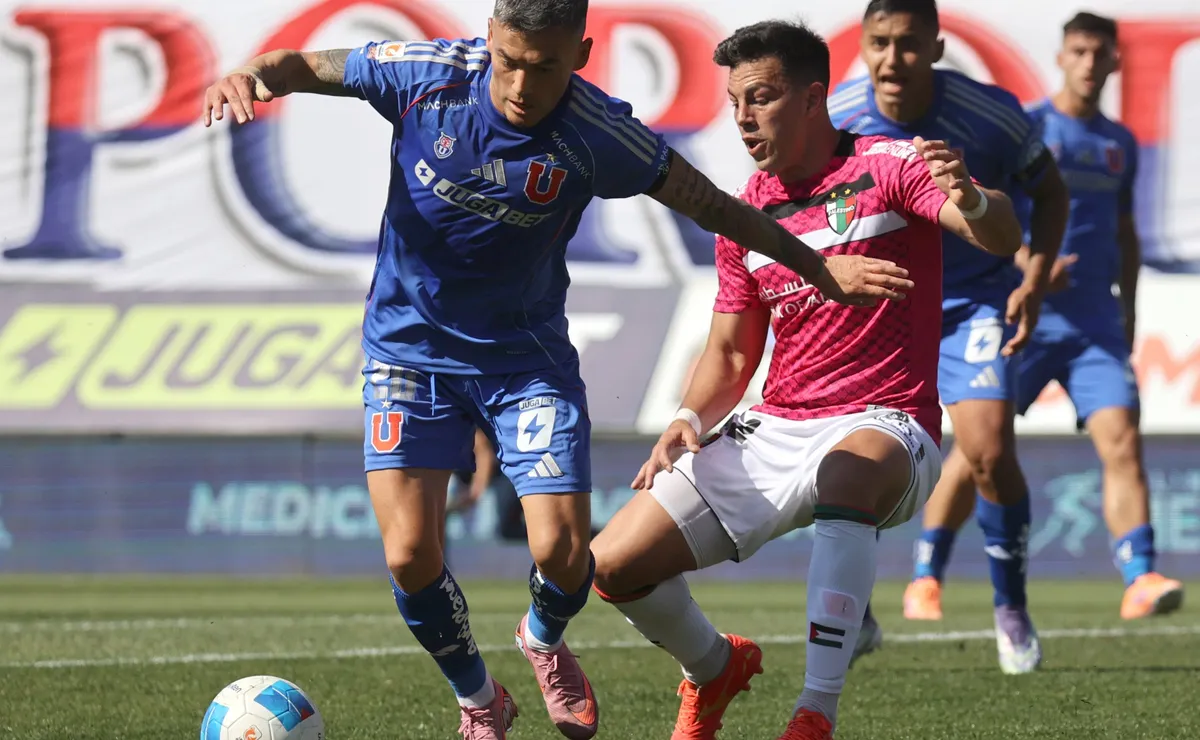 Canal que transmite Universidad de Chile vs. Palestino en Liga de Primera Canal que transmite Universidad de Chile vs. Palestino en Liga de Primera