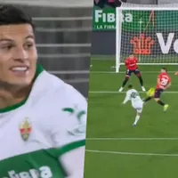 Lucas Cepeda coquetea con su primer gol en España