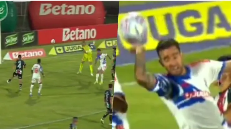 Una mano de Zaldivia anuló el gol del triunfo de la U.