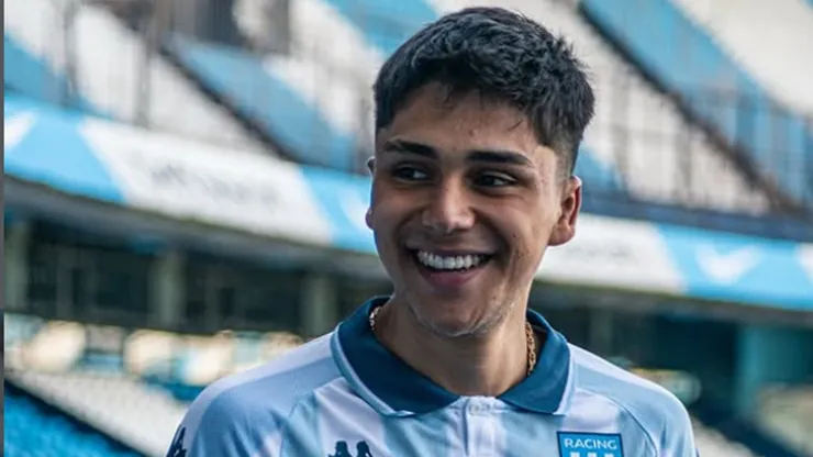 El jugador recibió una positiva noticia en su llegada a Racing.