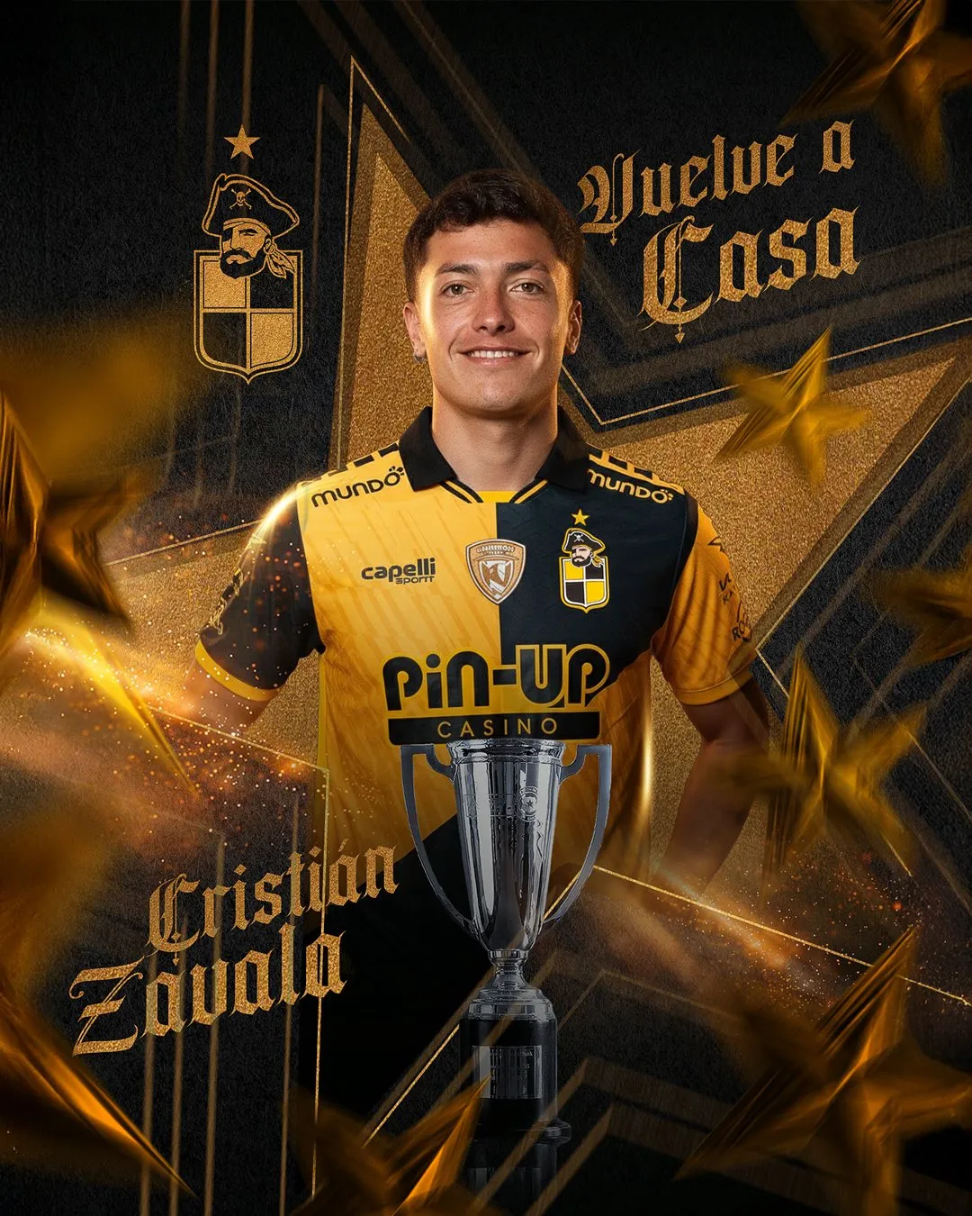 Con esta imagen Cristián Zavala fue oficializado en Coquimbo Unido. El atacante llega desde Colo Colo mediante un préstamo por todo el 2026. 