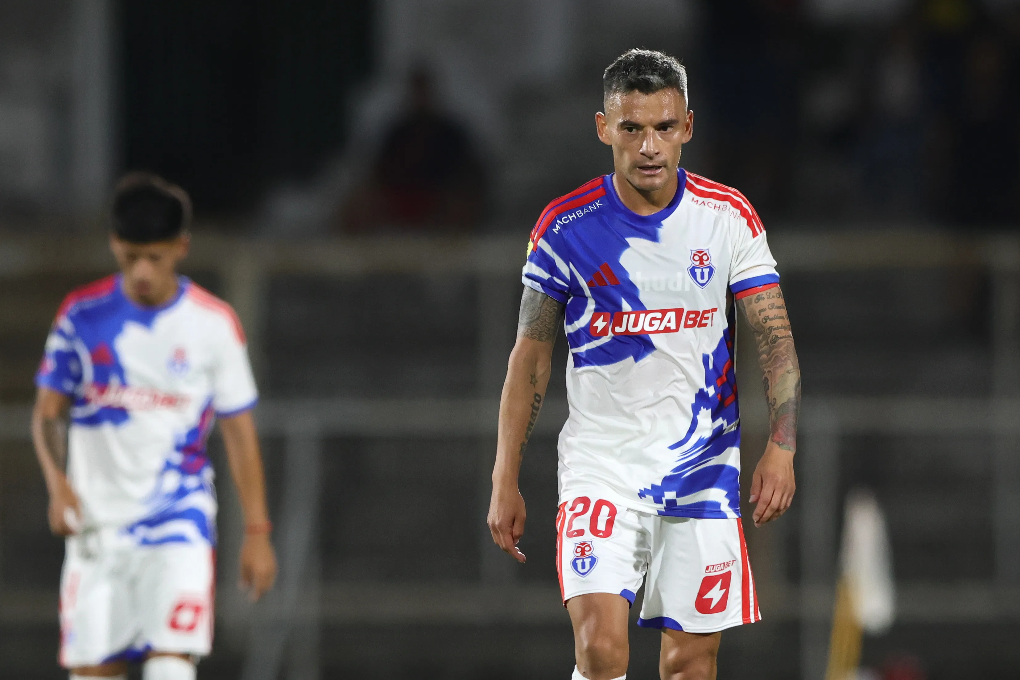 Charles en su último partido con la U /Photosport