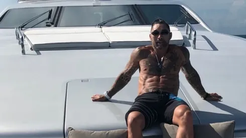 Ríos y sus habituales posteos en Instagram.