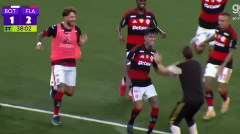 Gol chileno en Brasil.