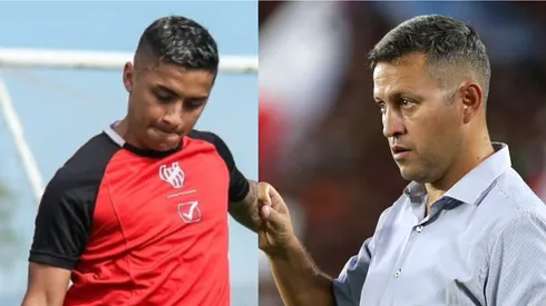 Diego Flores sacó del equipo titular al atacante chileno.