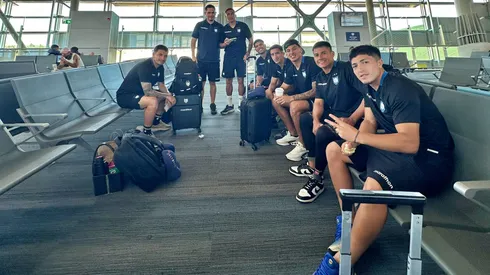 Huachipato en viaje a Venezuela para su debut en Copa Libertadores.