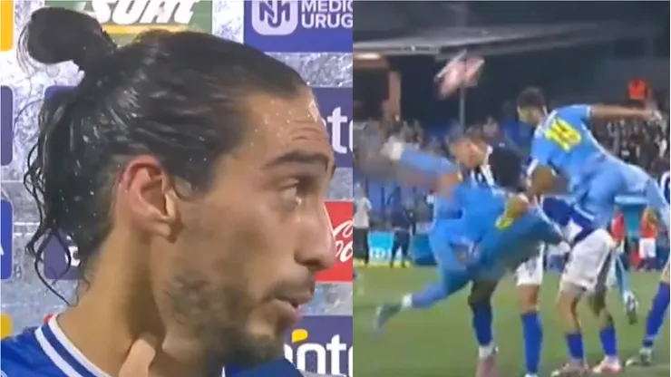 A este zaguero de más de 100 partidos en la selección de Uruguay le quedó en la retina esta pirueta de Salomón.
