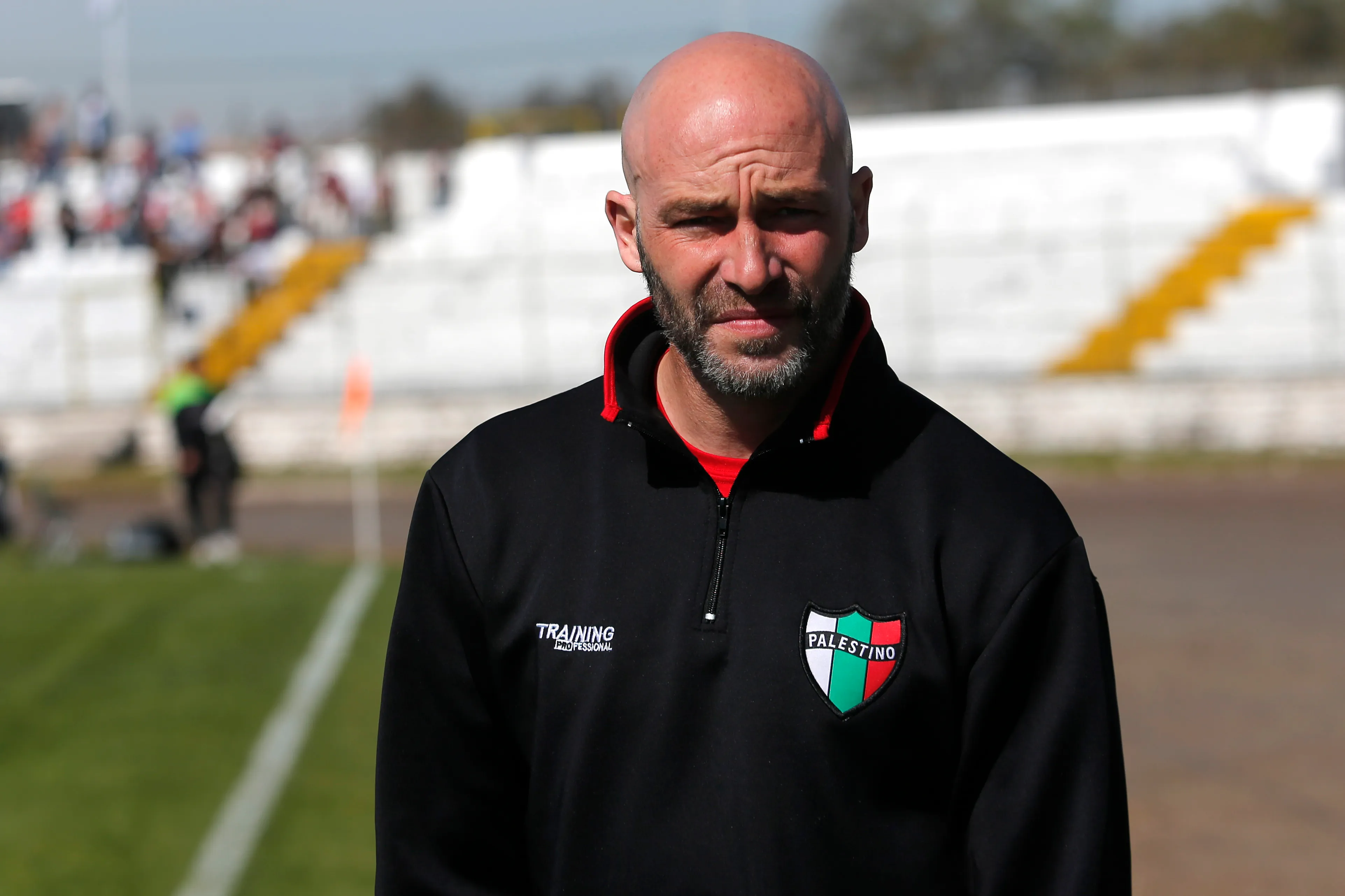 Sebastián Gallego Méndez dirigió a Palestino durante 2018. (Marcelo Hernandez/Photosport).