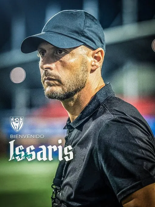 El griego Issaris había sido anunciado en General Velásquez. Sin embargo, este martes se confirmó su salida.