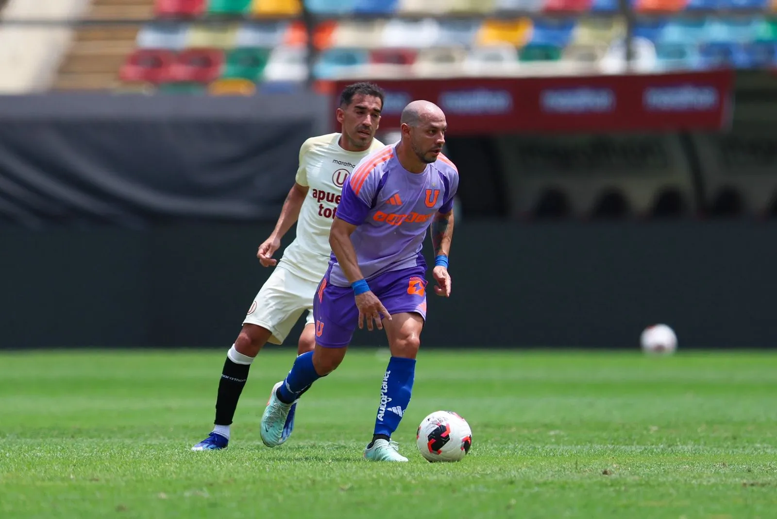 Si bien Marcelo Díaz sumó minutos en Perú, no tenía luz verde en el reintegro en la U. Foto: U de Chile.