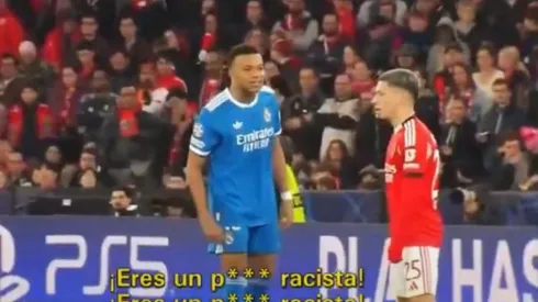 Mbappé encaró a Prestianni por sus actos racistas contra Viinícius