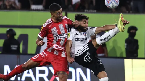 Uno de los titulares de Colo Colo no escondió su alegría después de dar la vuelta larga.