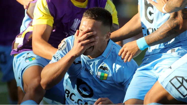 El héroe de O'Higgins en la Copa Libertadores y no pudo contener las lágrimas.