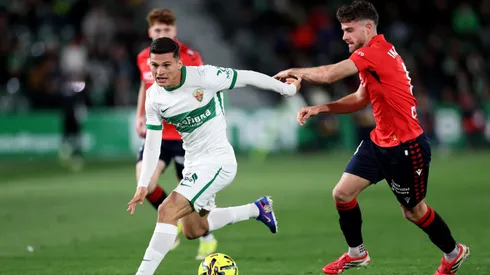 Lucas Cepeda tuvo su primera titularidad en el Elche.