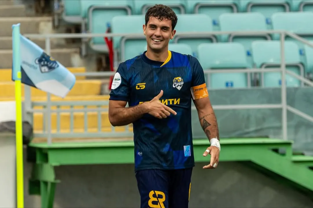 Ignacio Saavedra disputó 73 partidos en Sochi, con 6 goles y 8 asistencias. Imagen: Instagram