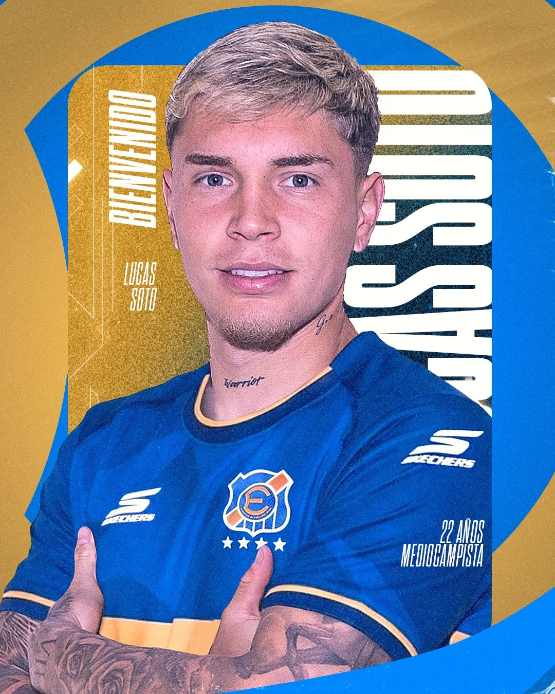 Lucas Soto regresa a los Ruleteros al no ser considerado en Colo Colo. Foto: Everton.