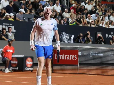 "Sinner peruano" pega el gran golpe el Río Open y amenaza a Tabilo