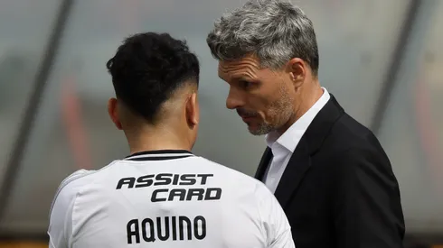 Claudio Aquino y Fernando Ortiz en Colo Colo.